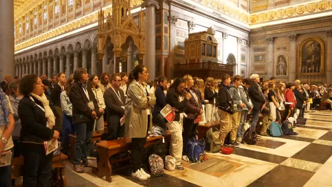 Messe Basilique Saint Paul Rome